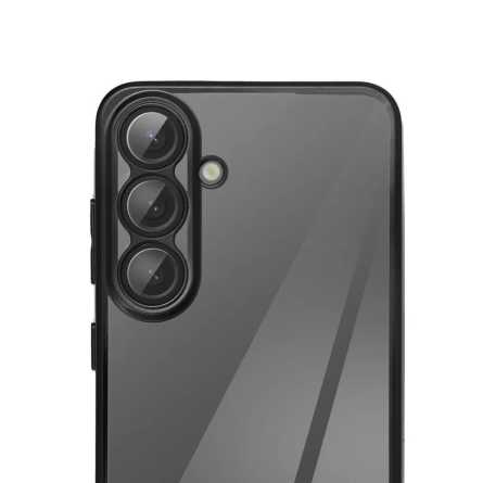 Kromirana prozirna maskica za Samsung Galaxy A36 - Crna 245788