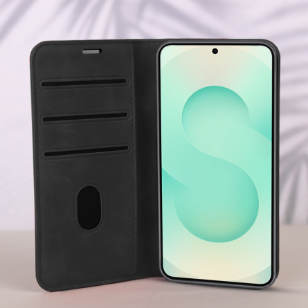 Smart Suede Preklopna Maskica za Samsung Galaxy A56 - Crna 259361