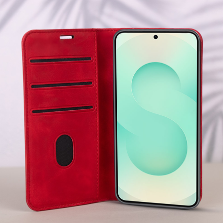 Smart Suede Preklopna Maskica za Samsung Galaxy A56 - Crvena 259362