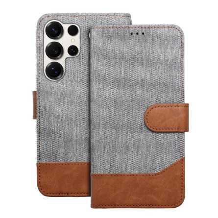 Jeans preklopna maskica za Samsung Galaxy S25 Ultra - Siva 259228