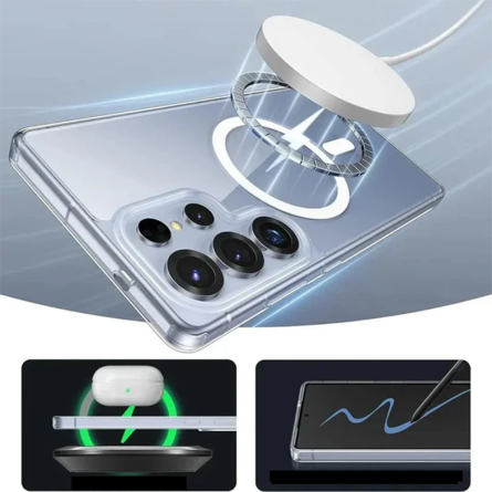 MagSafe Prozirna Silikonska maskica za Galaxy S25 Ultra 258276