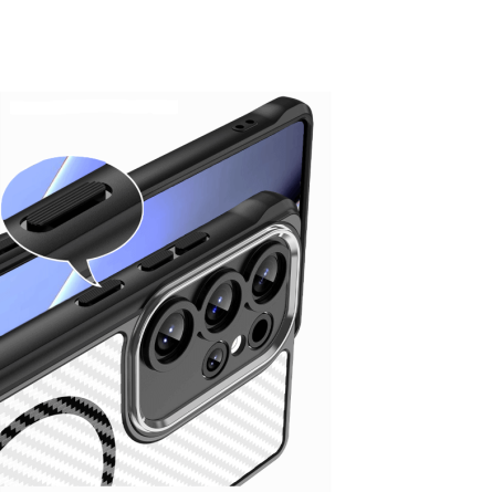 MagSafe Carbon Defender silikonska maskica za Samsung Galaxy S25 Ultra 263357