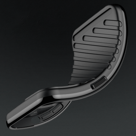 Thunder Rugged Silikonska Maskica za Samsung Galaxy S25 Ultra - Crna 260631