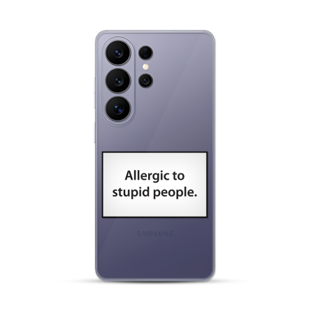Silikonska Maskica za Samsung Galaxy S26 Ultra - Allergic to Stupid People 263335