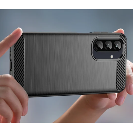 Silikonska Carbon Maskica za Samsung Galaxy A26 - Crna 265632