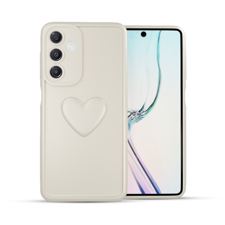 Silikonska "3D Heart" Maskica za Samsung Galaxy A56 u više boja 254432