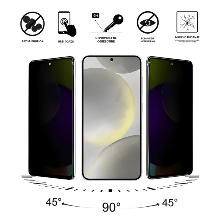 Zaštitno Staklo za ekran za Samsung Galaxy S24 Plus (3D) - Privacy-AntiSpy 229916