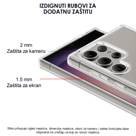 Ultra tanka Prozirna Silikonska maskica za Samsung Galaxy A35 (5G) 230036