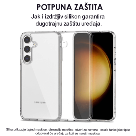 Ultra tanka Prozirna Silikonska maskica za Samsung Galaxy A18 270562