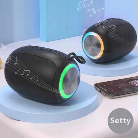 Setty Bluetooth zvučnik 5W s RGB osvjetljenjem GB-800 – crni 264581