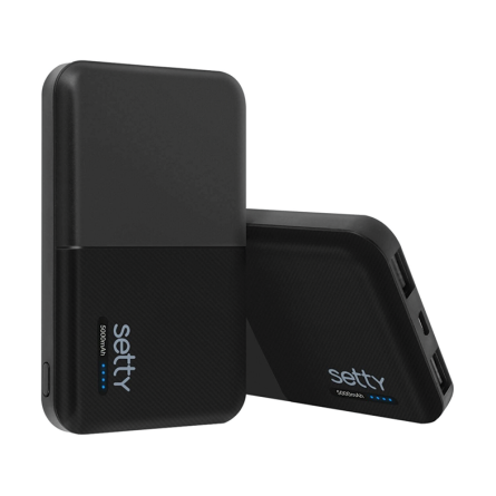 Setty Powerbank SPB-05 - 5000mah - Crni 245395