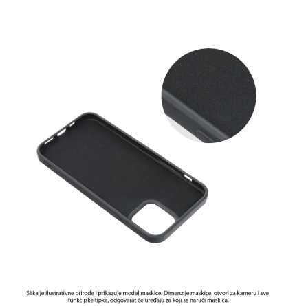 Forcell Silicone Lite Maskica za Galaxy A71 - Crna 151027