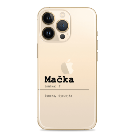 Silikonska maskica za mobitel - Mačka - slang-31 240565