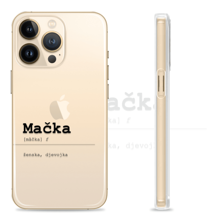 Silikonska maskica za mobitel - Mačka - slang-31 240566