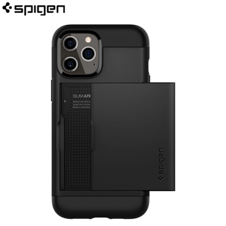 Spigen Maskica Slim Armor CS za iPhone 12 Pro Max - Black 108805