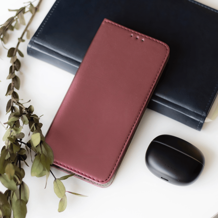 Smart Magnetic Maskica za Redmi 14C / Redmi A4 / Poco C75 - Bordo 249560