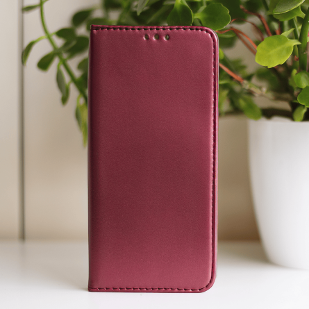 Smart Magnetic Maskica za Redmi 14C / Redmi A4 / Poco C75 - Bordo 249562