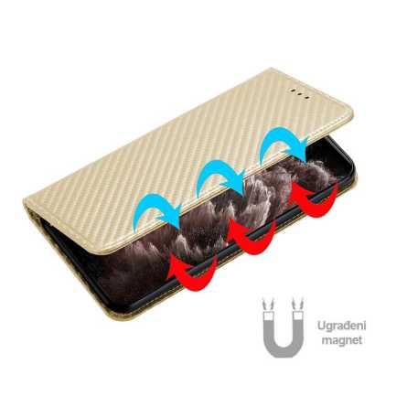 Smart Magnet Maskica za Honor 400 Lite - Zlatna 268077