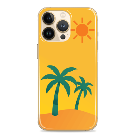 Silikonska maskica - "Palm and Sun" - sum134 251290