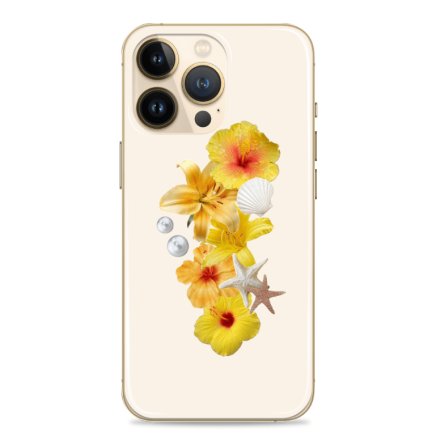 Silikonska maskica - "Yellow Flowers" - sum146 266207