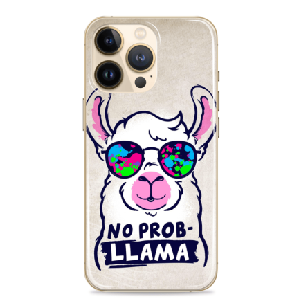 Silikonska Maskica za mobitel - "No problem" Ljama - SZ36 245543