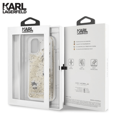 Karl Lagerfeld Glitter Fun za iPhone 11 Pro Max – Zlatna 43828
