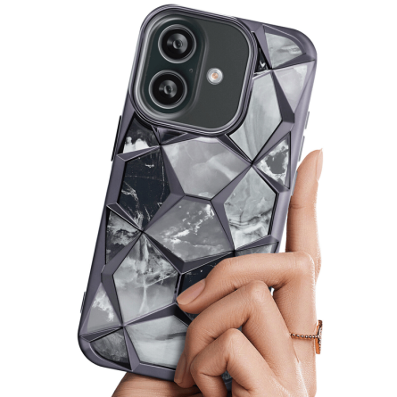 2u1 TWINKI Premium Maskica za iPhone 16 - Crna 246587