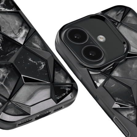 2u1 TWINKI Premium Maskica za iPhone 16 - Crna 246590