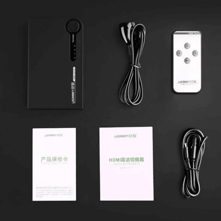 Ugreen HDMI switch splitter 4k, 3D 242795