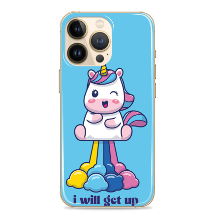 Silikonska maskica za mobitel - I will get up - uni-16 240516