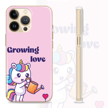 Silikonska maskica za mobitel - Growing love - uni-04 240493