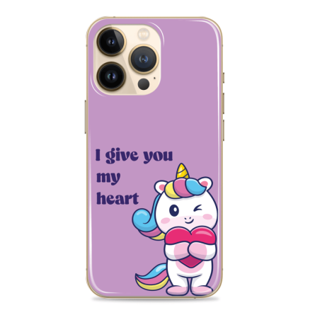 Silikonska maskica za mobitel - Give u my heart - uni-05 240494