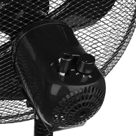 Samostojeći ventilator s podesivom visinom - crni 261746