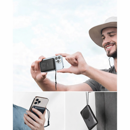 Veger MagSafe Powerbank - 10000 mAh, PD QC3.0 2A 22.5W 265200