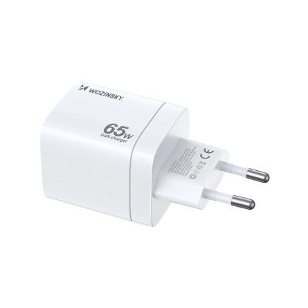 Wozinsky zidni punjač PD - 2x Type C + 1x USB - 65W 251336