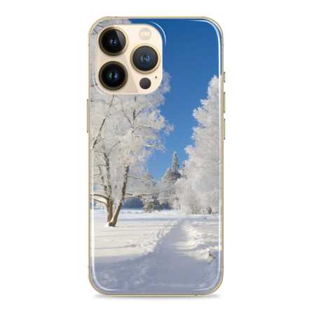 Silikonska Maskica - "Snowy Trees" - winter34 222335