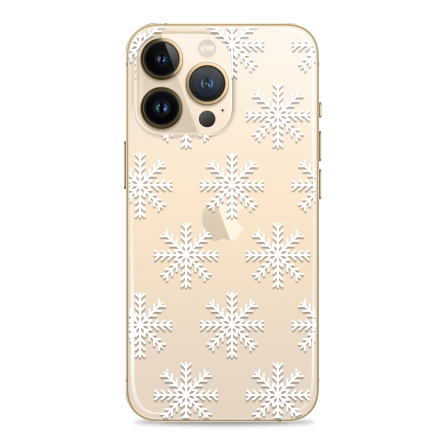 Silikonska Maskica za mobitel - "White Snowflakes" - winter50 222478