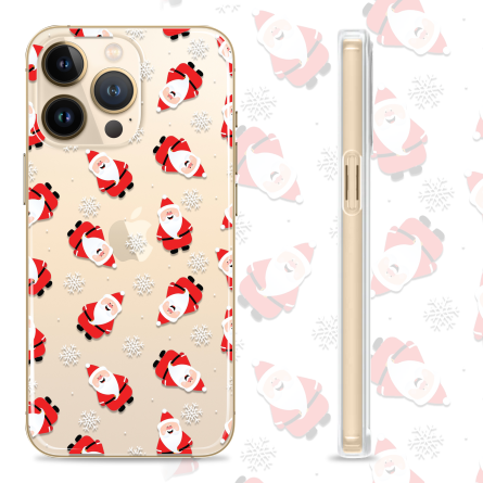 Silikonska Maskica za mobitel - "Santa pattern" - winter56 222502