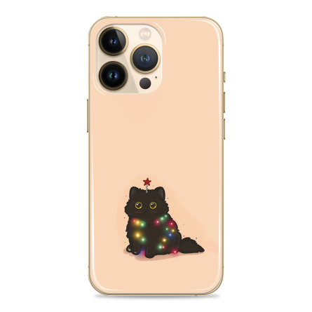 Silikonska Maskica za mobitel - "Christmas Kitty" - winter72 222533