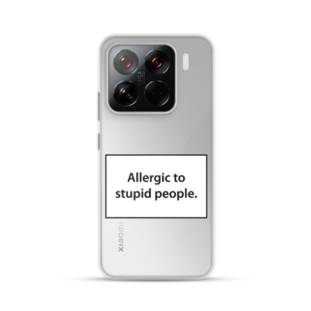 Silikonska Maskica za Xiaomi 15 Pro - Allergic to Stupid People 250045
