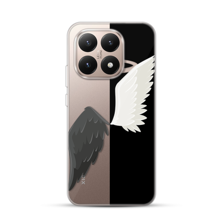 Silikonska Maskica za Xiaomi 15T - Black & White 258051