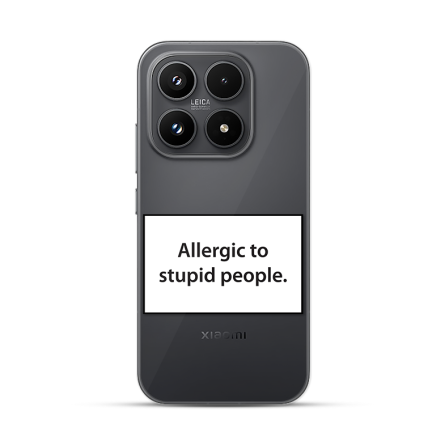 Silikonska Maskica za Xiaomi 17 - Allergic to Stupid People 265872