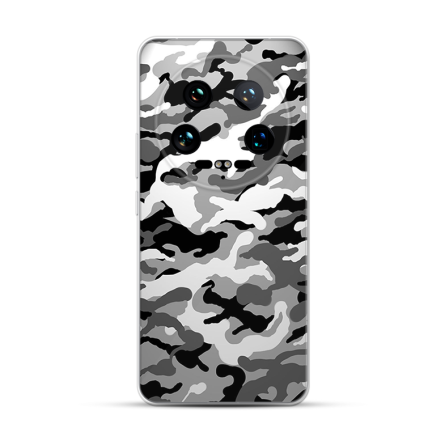 Silikonska Maskica za Xiaomi 14 Ultra - Camouflage - siva 262980