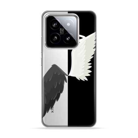 Silikonska Maskica za Xiaomi 14 - Black & White 230619