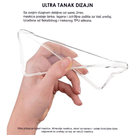 Ultra tanka Prozirna Silikonska maskica za Xiaomi Redmi 9 231706