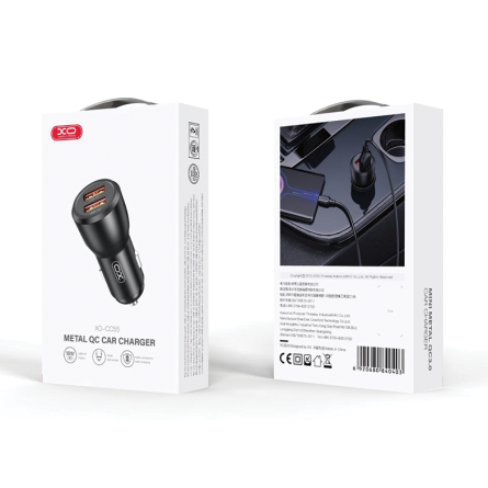 XO Autopunjač - 2x USB - 30W 245501