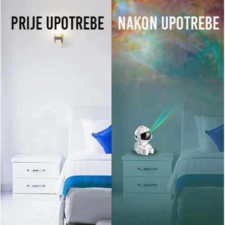 XO LED projektor Stars Astronaut 243832