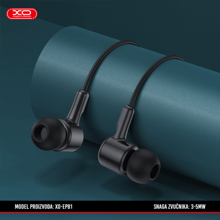 XO Žičane Slušalice EP81 s Type-C konektorom 260474