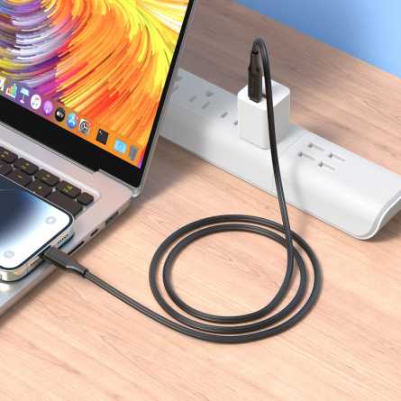 XO Type-C na Type-C data kabel - 60W - 100cm - crni 265455