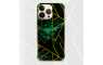 Silikonska Maskica - Zeleni marble sa zlatnim crtama - MBL07 205912